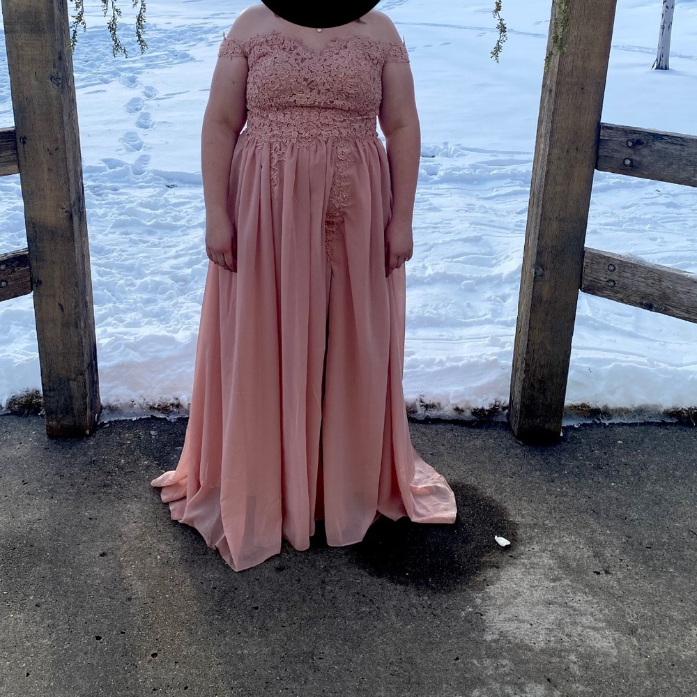 Rose Gold Bridesmaid Dress